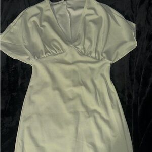 SHEIN Cream Mini Dress